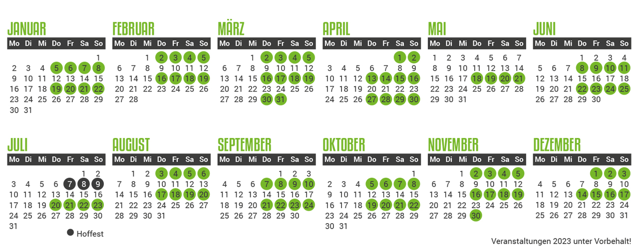 Kalender 2023